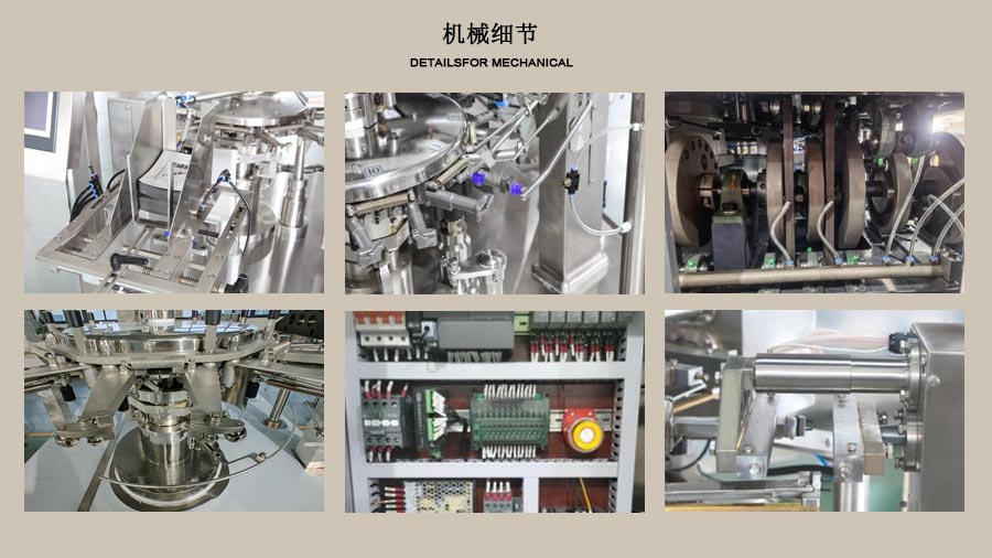 RL-GD8-260R蘑菇肉片料理包包裝機局部圖片